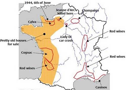 carte Anglais